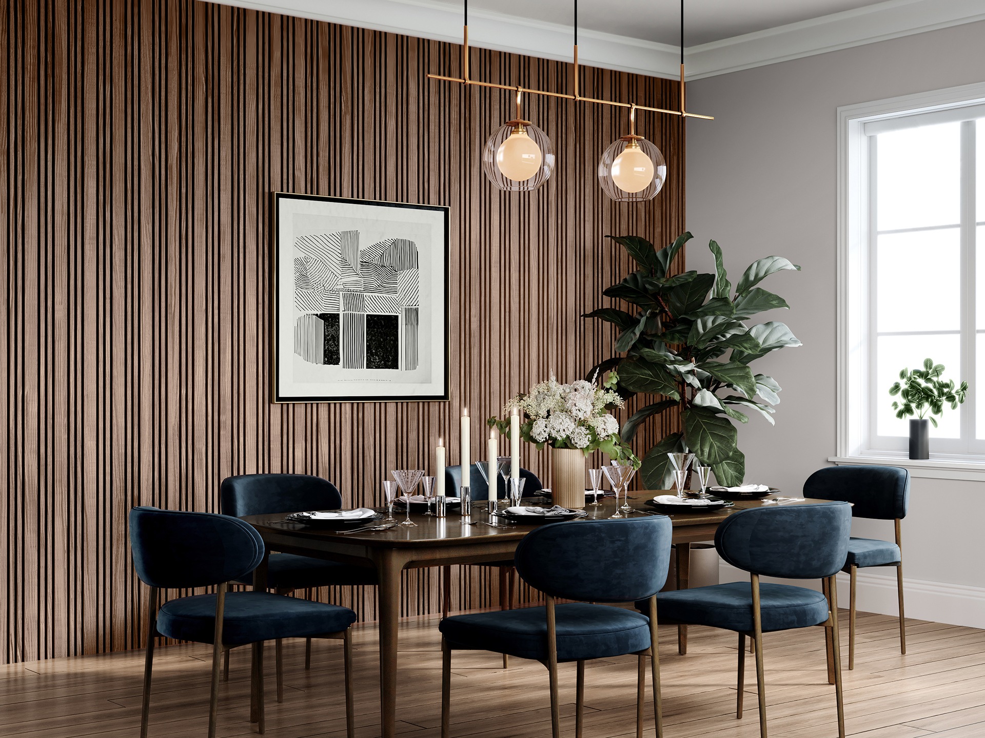 wood veneer hub