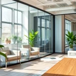 Movable Glass Partitions for Stylish Space Division