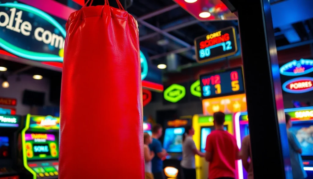 arcade punching machine
