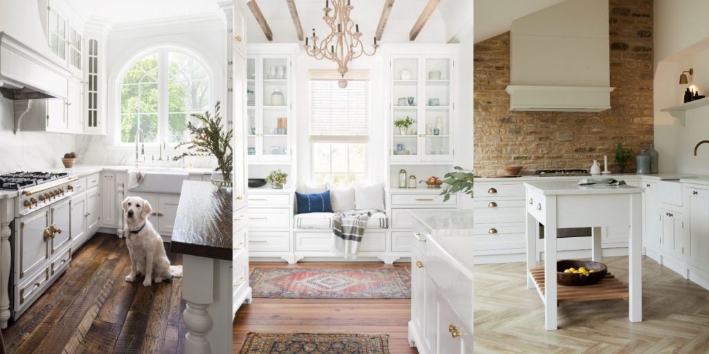White oak shaker cabinets