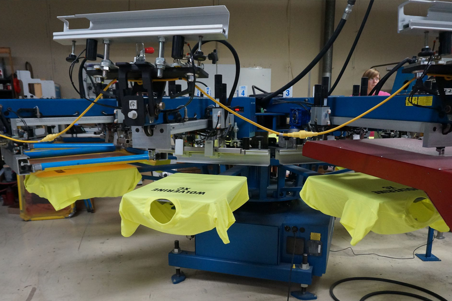 Durable custom apparel printing