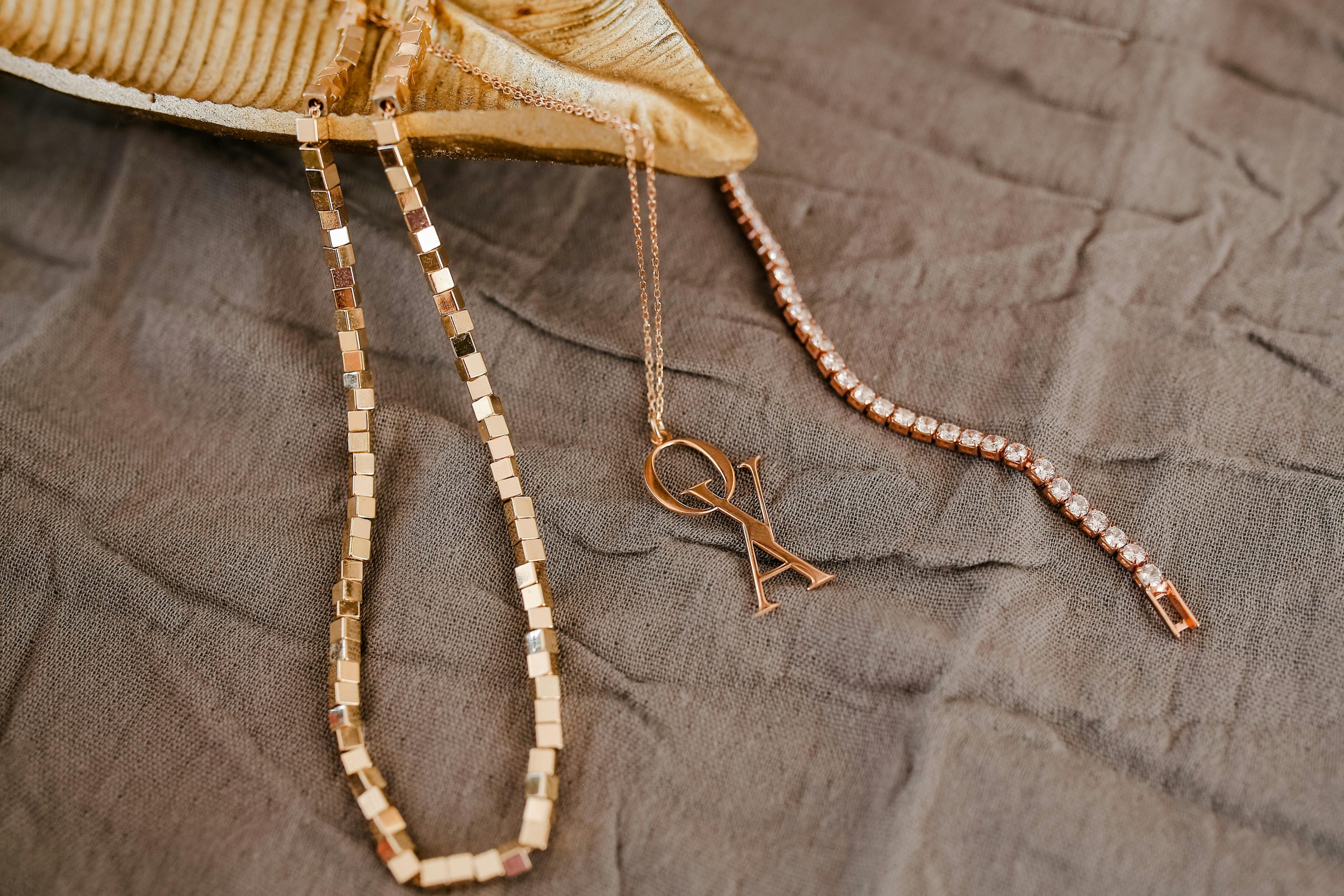 Gold Ragdoll necklace